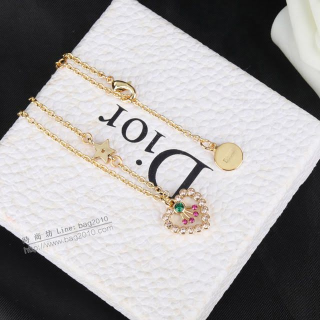 Dior飾品 迪奧經典熱銷款愛心字母項鏈  zgd1045
